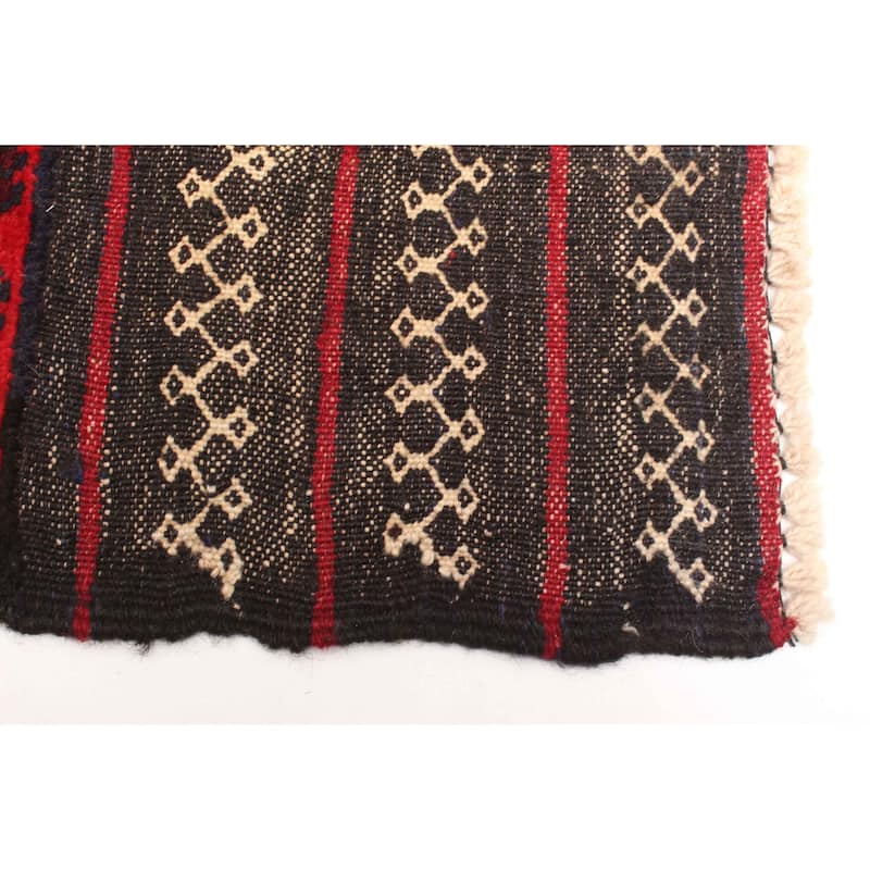 ECARPETGALLERY Hand-knotted Teimani Red Wool Rug - 2'9 x 4'7