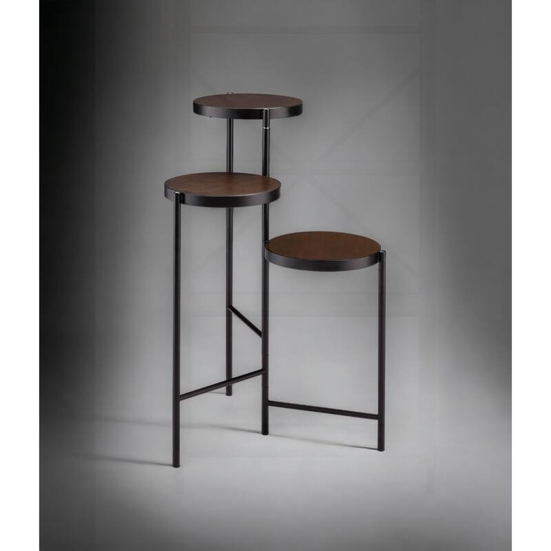 Versatile Foldable Plant Stand with Multiple Compartments
