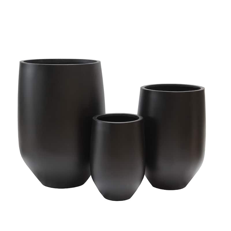 DreamPatio Garden Grove 1-Piece Fiberstone Planter
