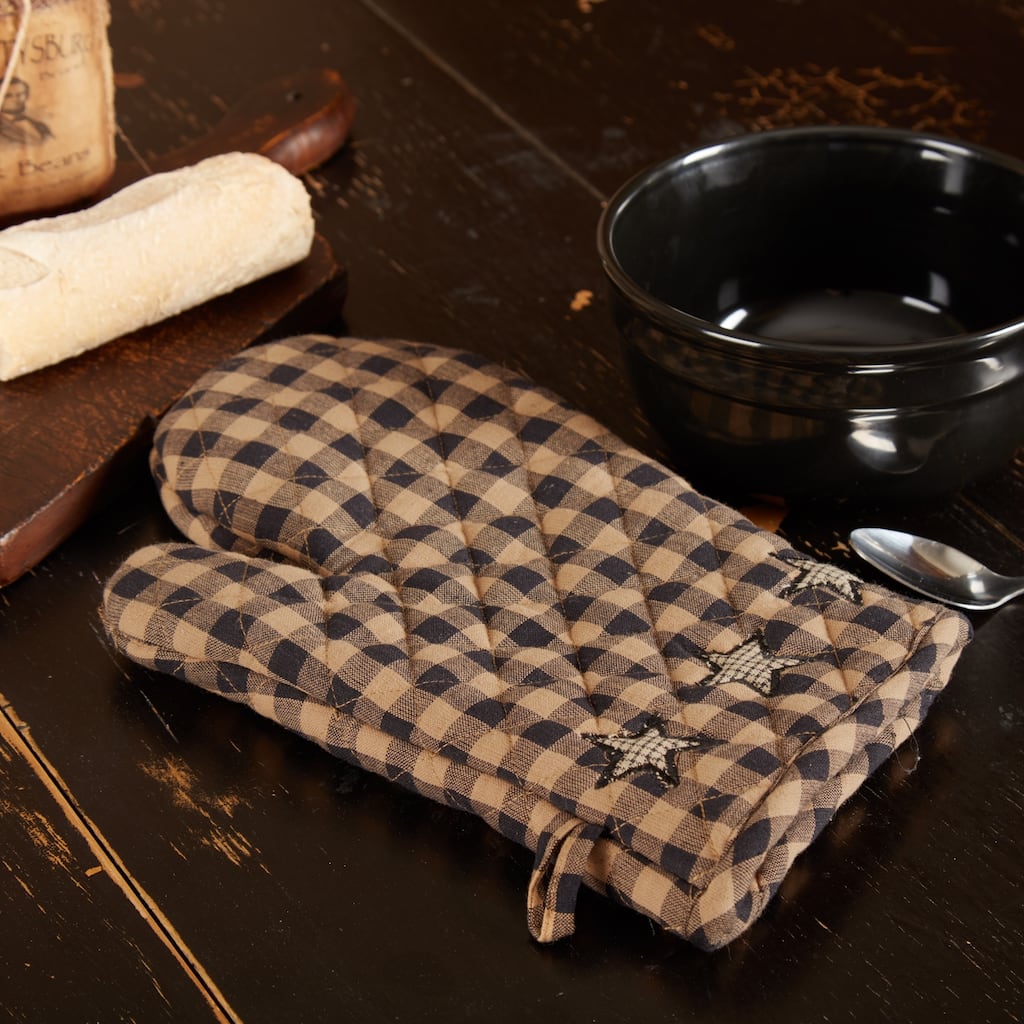 Farmhouse Star Oven Mitt - 8''