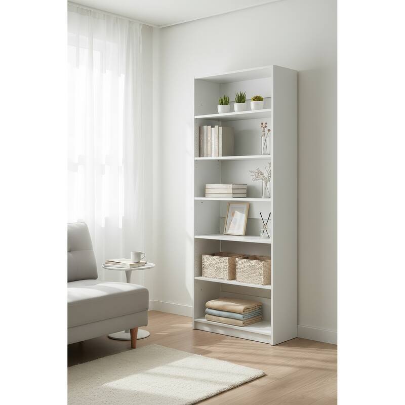 Prosper 32" White Wood Walk-in Closet with Two Rods - 31.4"W x 15.7"D x 83" H