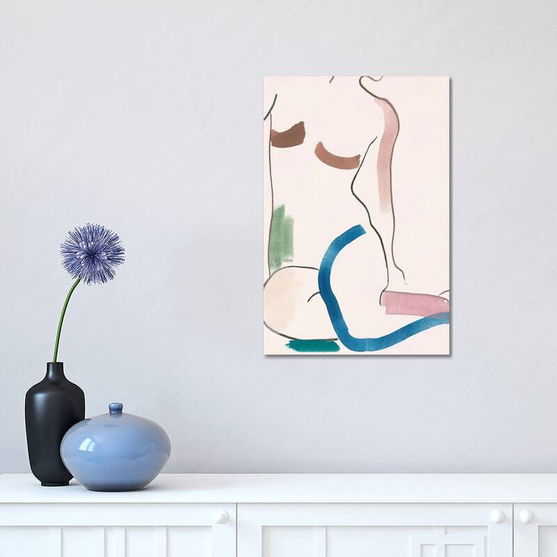 iCanvas "Seated Female Figure V" by Melissa Wang Canvas Print - 18x12x1.5