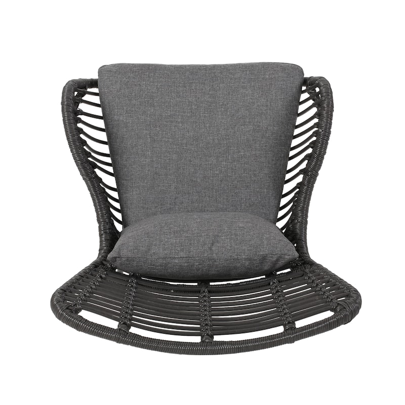 Montana Outdoor 5-piece Wicker Chat Set by Christopher Knight Home