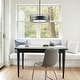 preview thumbnail 21 of 71, 3-Light 20"W Drum Fabric Semi Flush Mount Pendant Chandelier