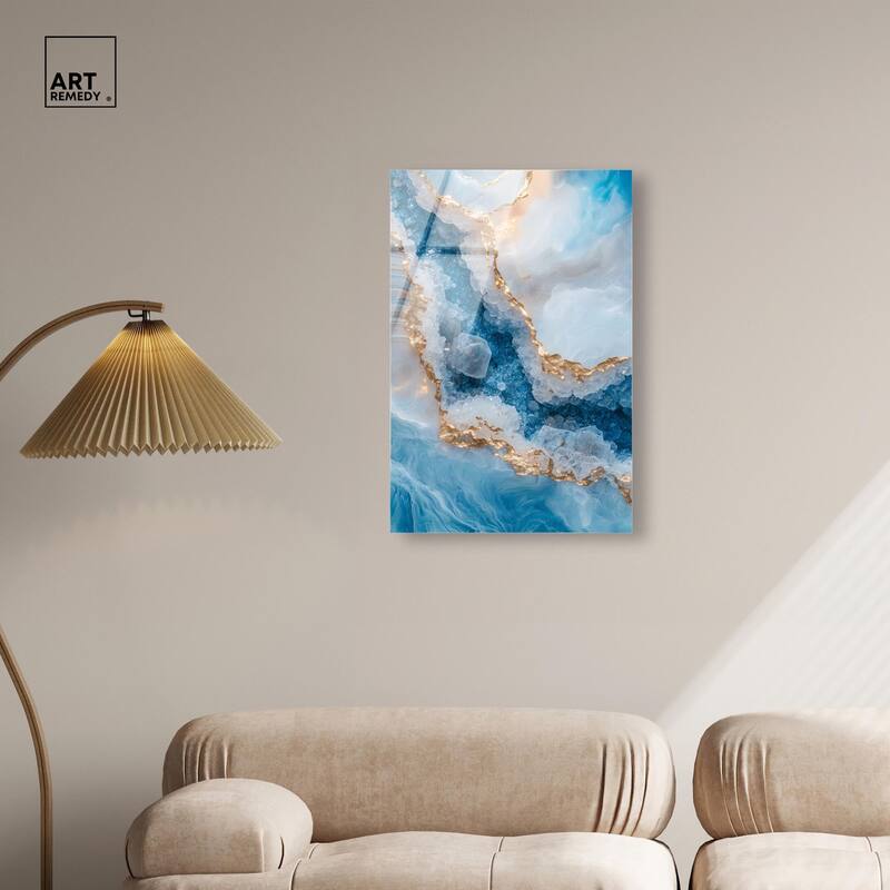 Molten Topaz I Acrylic by Art Remedy, Ready to Hang