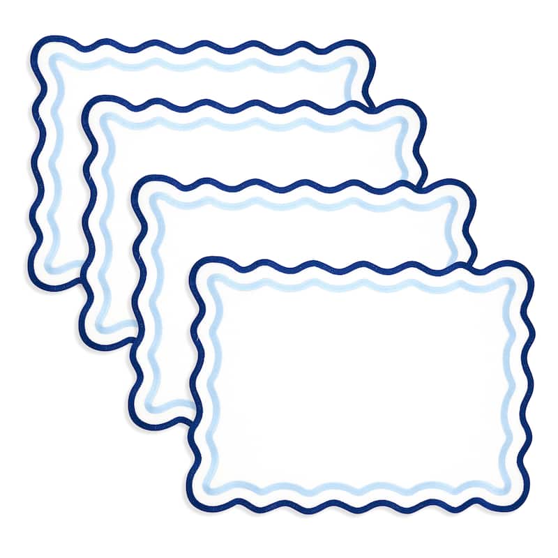 Eco Scallop Border Placemat (Set of 4)