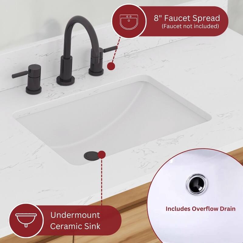 Avanity COVENTRY-VS49-E Coventry 49" Free Standing Single Basin Vanity