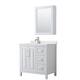 Option White, Chrome Trim, Giotto Quartz Top