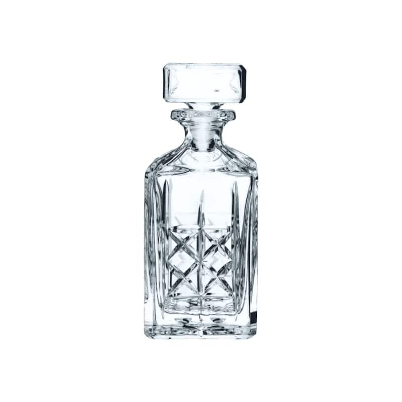 Nachtmann Highland 5-Piece Decanter and Whiskey Glass Set - Decanter 50 ML Tumblers 12 oz