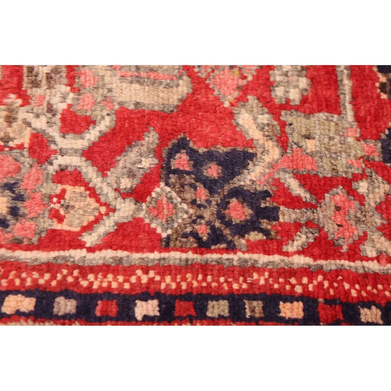 ECARPETGALLERY Hand-knotted Andelz Red Wool Rug - 3'3 x 9'2