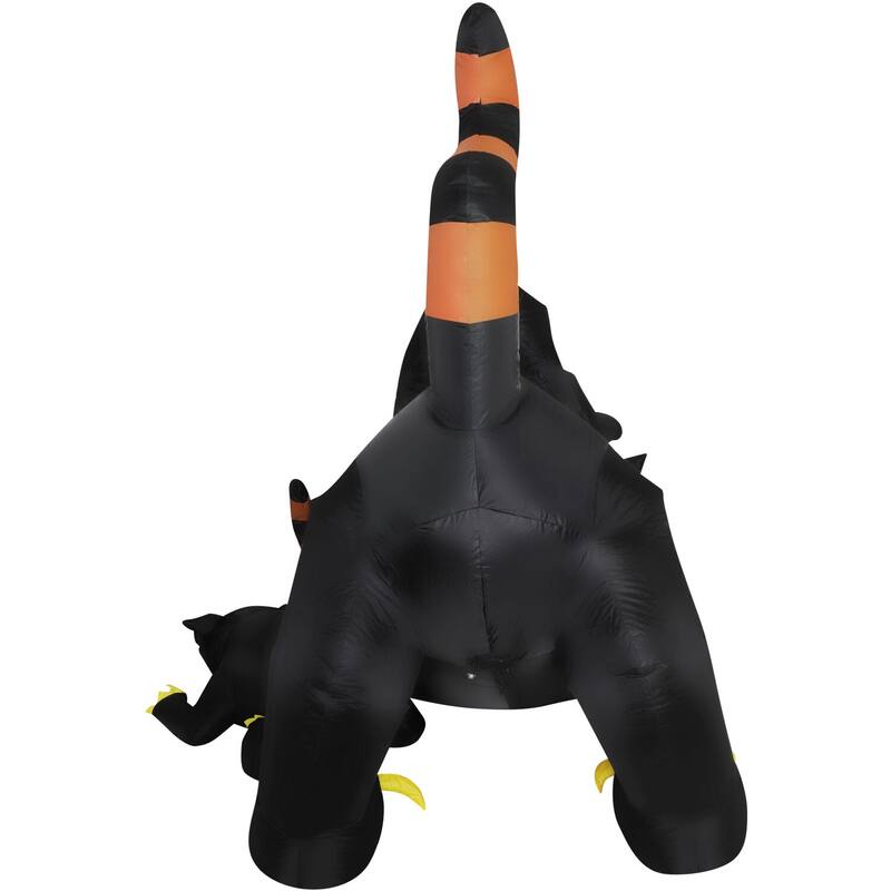 Haunted Hill Farm 5-ft. Prelit Inflatable Black Cat Trio
