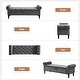 preview thumbnail 44 of 74, 67" Velvet Tufted Storage Bench for Bedroom End of Bed with Roll Arms