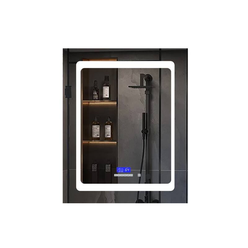 Bracciano 30" Surface-Mount LED Mirror Medicine Cabinet with Defogger