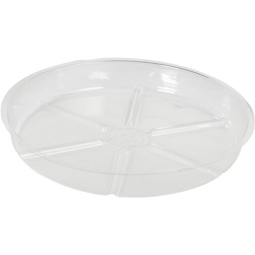 Hipp Hardware Plus 10" Clear Vinyl Saucer 703893 Unit: EACH Contains 50 per case