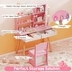 preview thumbnail 19 of 20, Costway Kids Vanity Set with 3-Color Lighting Modes, Adjustable - See Details