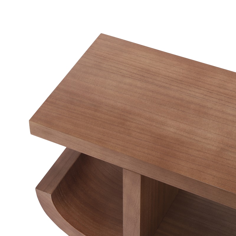 Christopher Knight Home - Modern Wood Console Table with Open Shelf