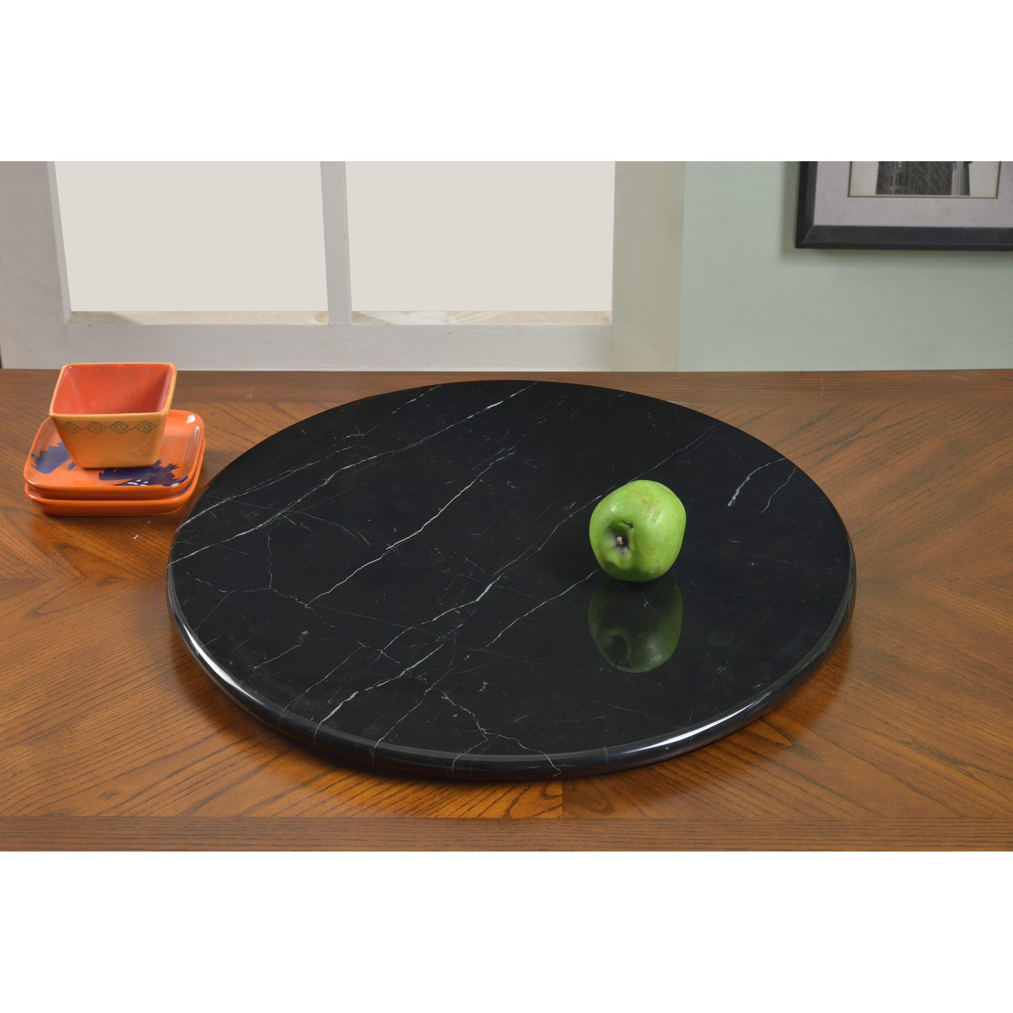https://ak1.ostkcdn.com/images/products/is/images/direct/1ebf6dde6a534caea488d2e8f987fc06067705d1/Somette-Lazy-Susan-24%22-Round-Black-Marble-Rotating-Tray.jpg