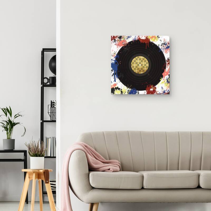 Designer Vinyl II by Design Lab Canvas Art Print