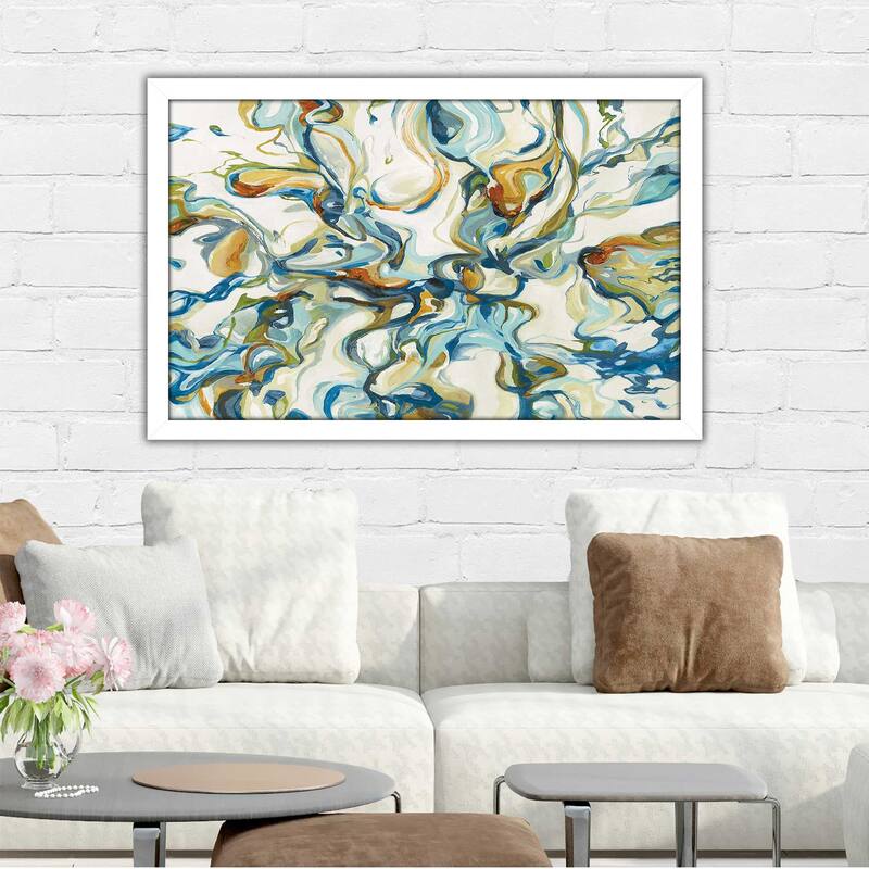 "Flowing Through IV" by Lisa Ridgers Print on Acrylic.