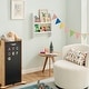 preview thumbnail 9 of 15, Danya B. Steiner White Rounded Contemporary 2-Tier Kids Wall-Mount Bookcase with Contrasting Wood-toned Rods