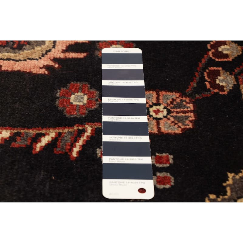 ECARPETGALLERY Hand-knotted Anatolian Vintage Navy Wool Rug - 4'11 x 6'3
