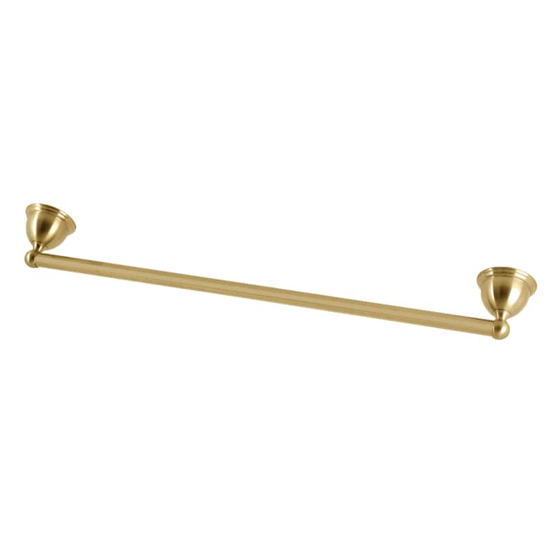 Restoration 24-Inch Towel Bar - Brushed Brass