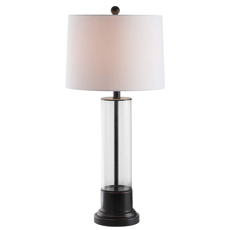 SAFAVIEH Lighting Tamta 31-inch Black LED Table Lamp (Set of 2) - 14"x14"x30.5" - 14Wx14Dx31H