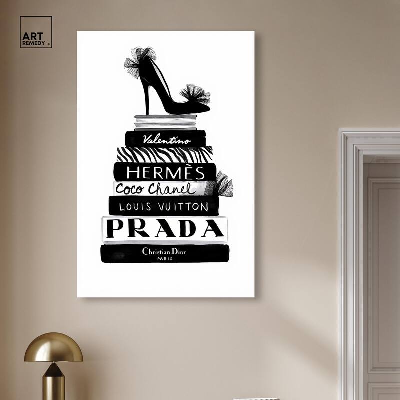 Library Luxe Canvas by Art Remedy, Gallery Wrapped