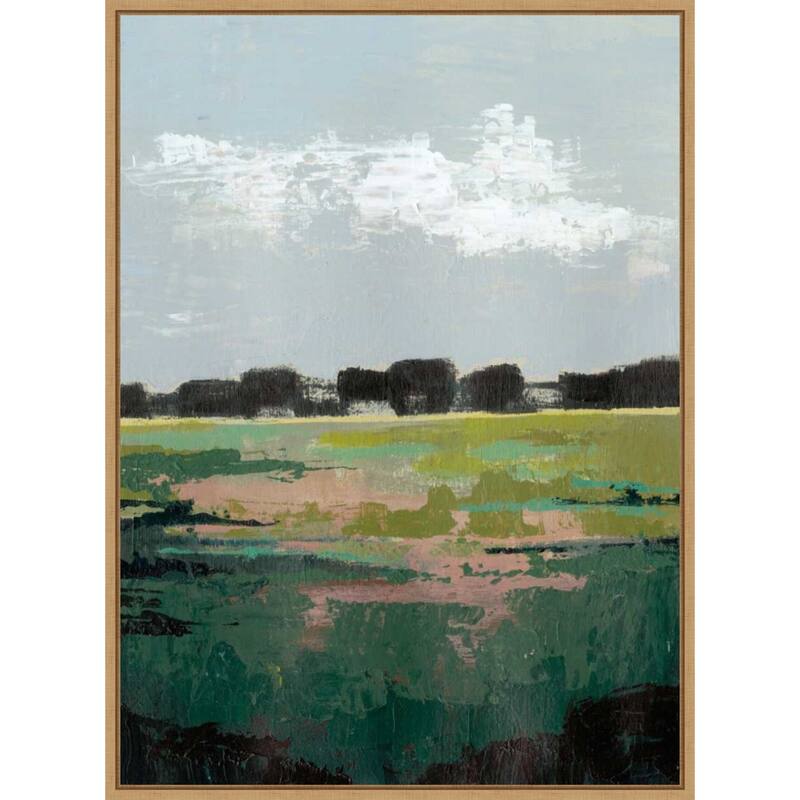 Glowing Pasture No. 1 by Grace Popp (28 x 38 in.), Framed Canvas Wall Art Print