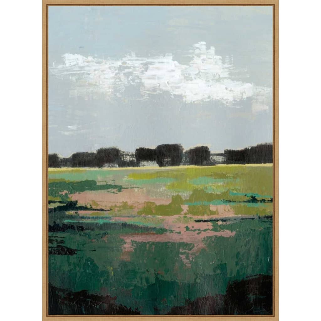 Glowing Pasture No. 1 by Grace Popp (28 x 38 in.), Framed Canvas Wall Art Print