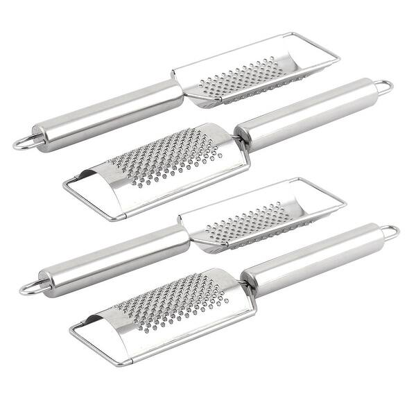 Household Kitchen Stainless Steel Ginger Garlic Grater Silver Tone - 4.3 x  2.8 x 0.4(L*W*H) - Bed Bath & Beyond - 18468073