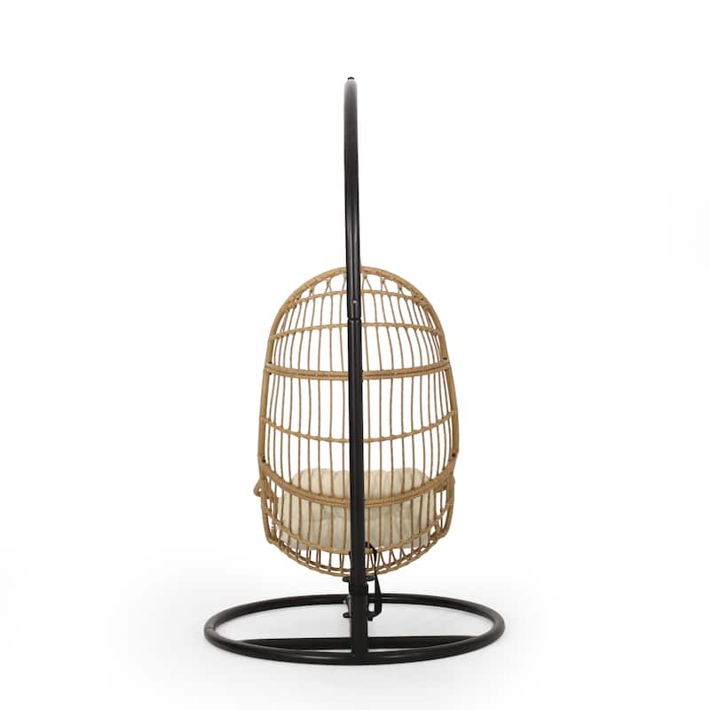 Lombard Rattan Hanging Chair by Christopher Knight Home - 400 lb limit