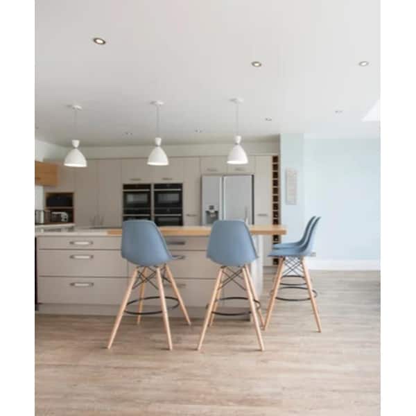 Shop 2xhome Set Of 2 Modern 28 Color Seat Height Dsw Molded