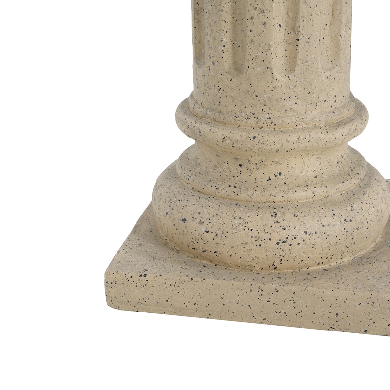 Christopher Knight Home - Alden Elegant and Durable Pedestal Column Plant Stand for Indoor and Outdoor Display - 26.25 Inch