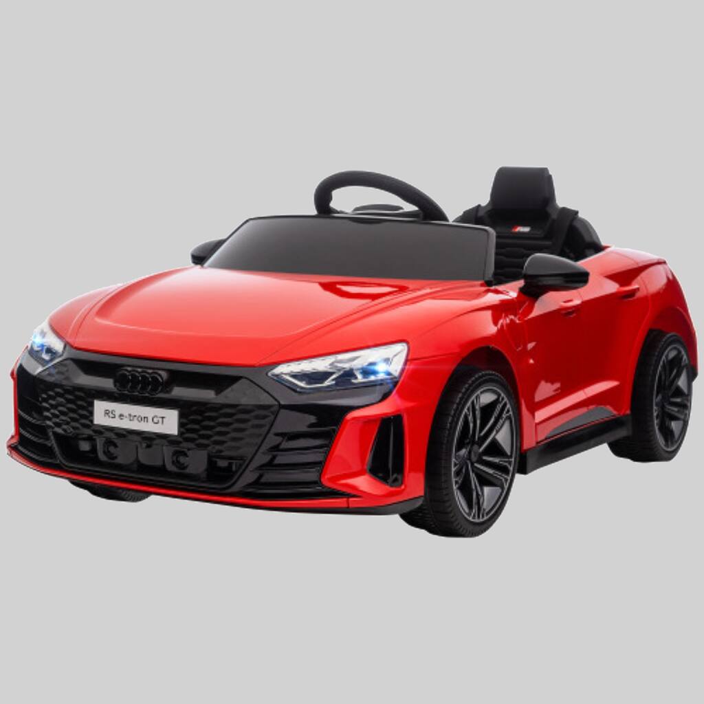 Licensed Audi RS E-Tron GT 12V Ride-On Car for Kids, Remote Control, 3.1 MPH, Music & LED Lights