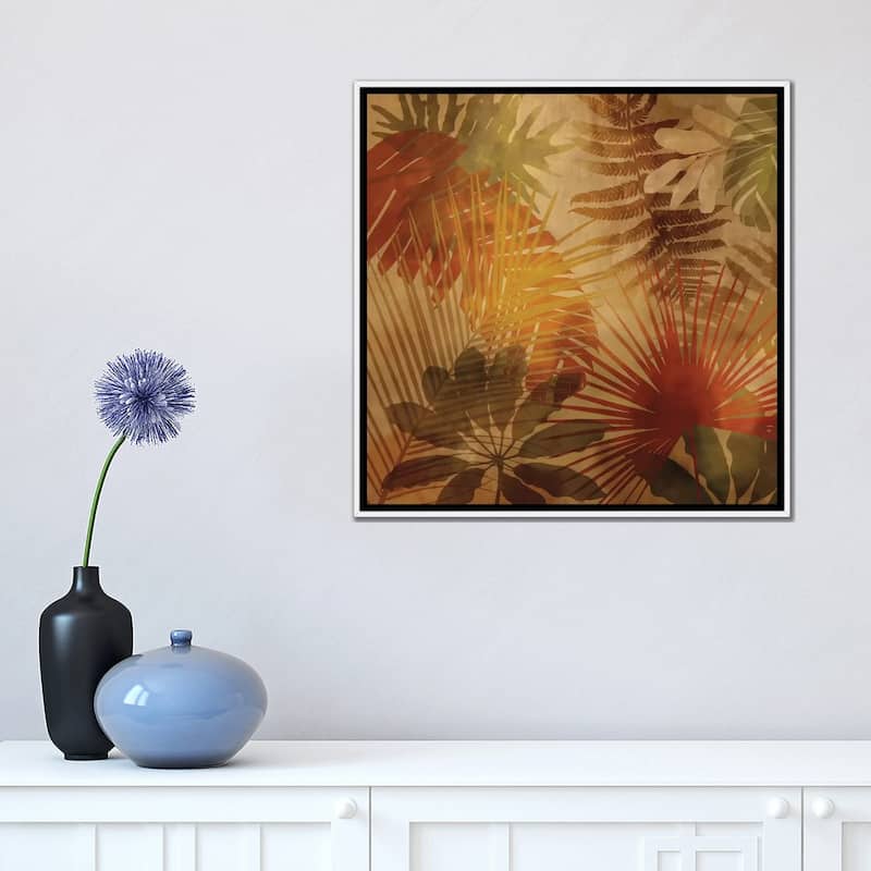 iCanvas "Sunlit Palms II" by John Seba Framed Canvas Print