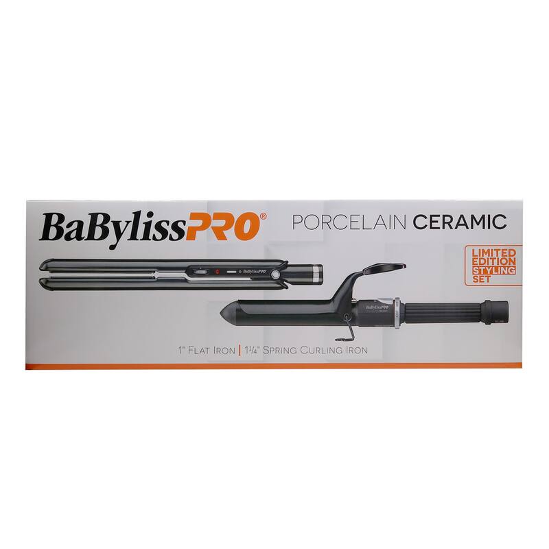 BaByliss Pro Studio Design Series Sensor Hair Dryer BCI800UC + Porcelain Ceramic Limited Edition Styling Set BPCPP6UC