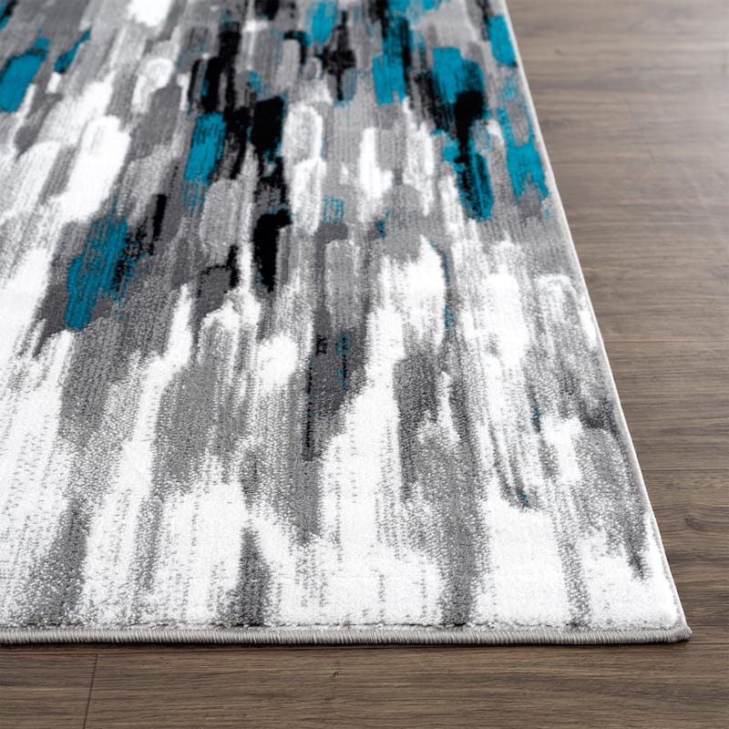 Abani Porto Contemporary Abstract Area Rug