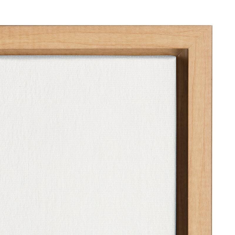 Kate and Laurel Sylvie Cherry Blossom Framed Canvas by Patricia Shaw