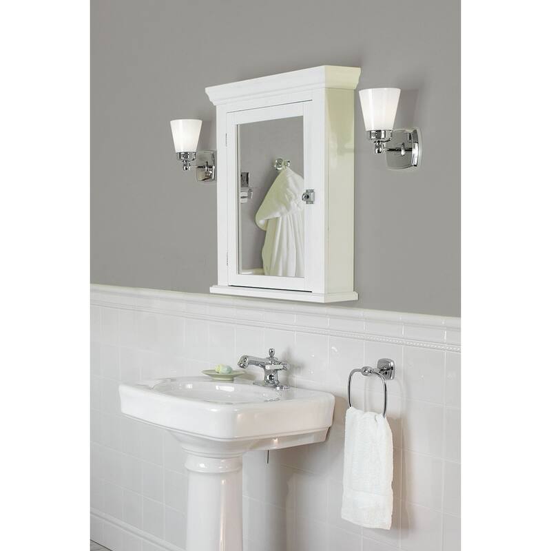 Elk Home Soft Square Chrome Finish 1 Light Wall Sconce