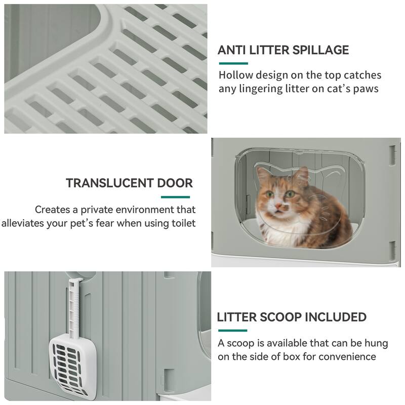 Cat Litter Box with Shovel