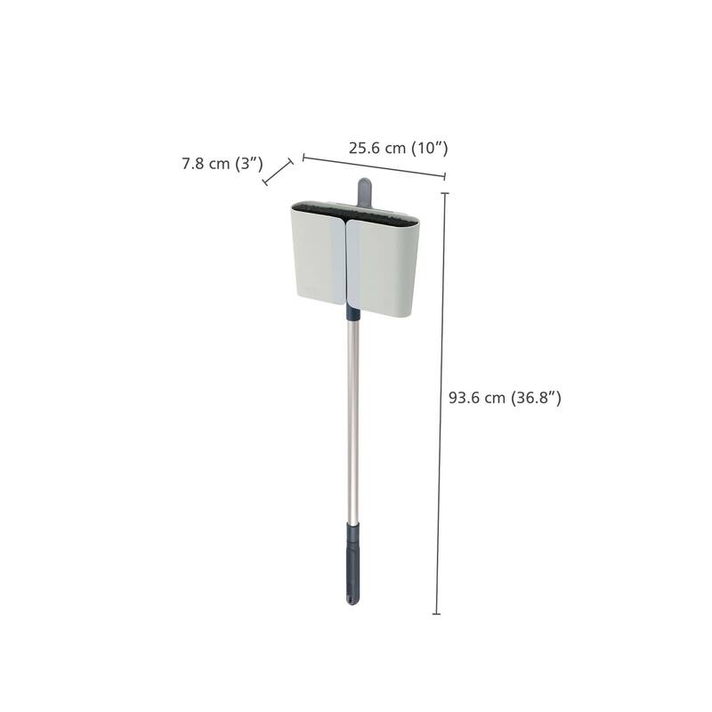 Joseph Joseph CleanStore Wall-mounted Broom with Dust-shield Storage