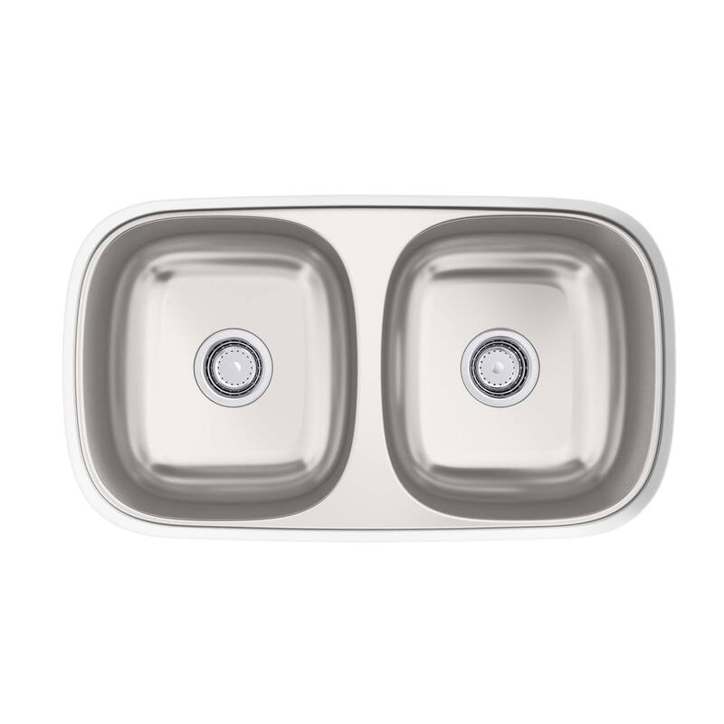 Sterling 36598 Valton 32-1/4" Undermount Double Basin Stainless Steel - Stainless Steel