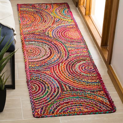 SAFAVIEH Handmade Cape Cod Eulogia Coastal Jute Rug