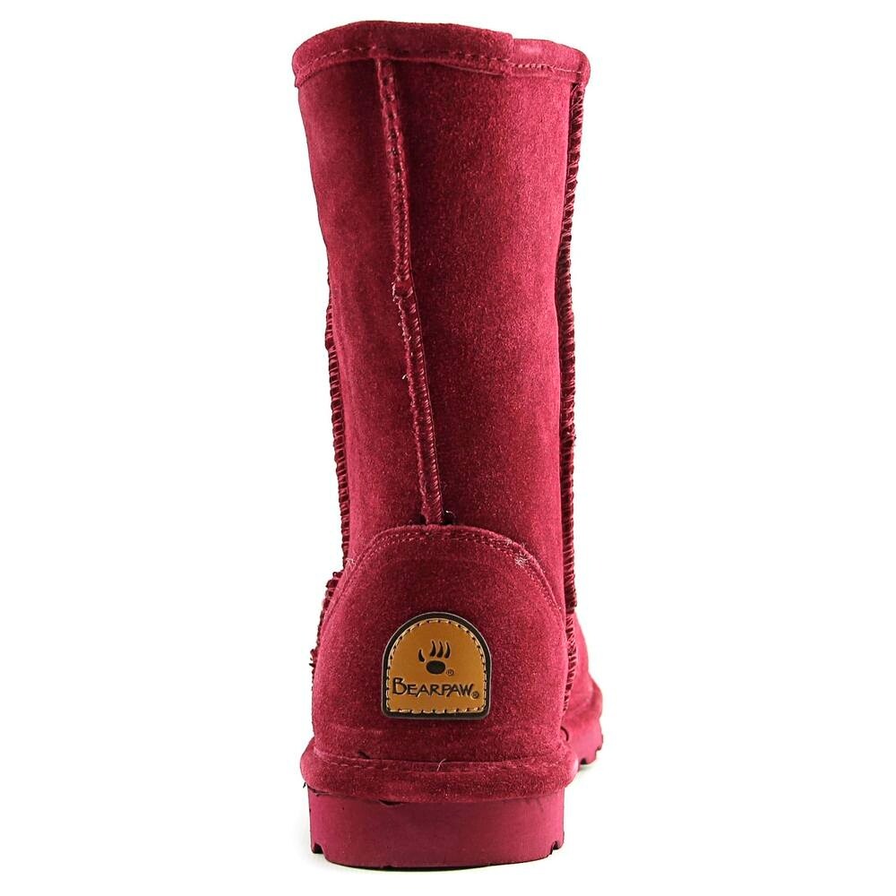 burgundy bearpaw boots