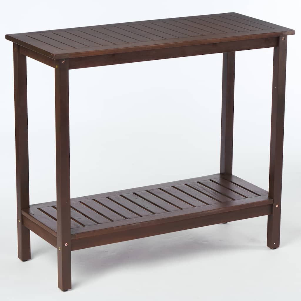 Acacia Wood Console Table