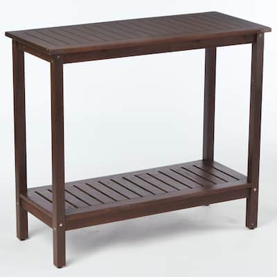 Wood Console Table Entryway Table
