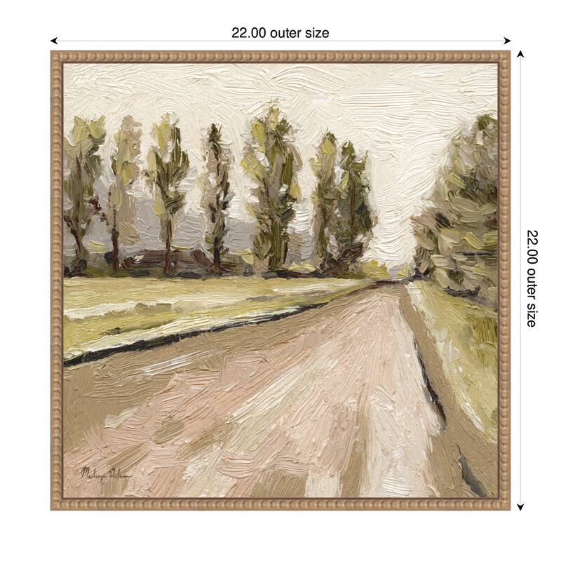 Kate and Laurel Petit View No 9 by Mackenzie Nelson Framed Canvas Wall Art Print