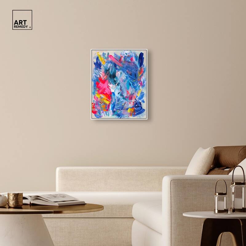 Colorburst Mirage Canvas by Art Remedy