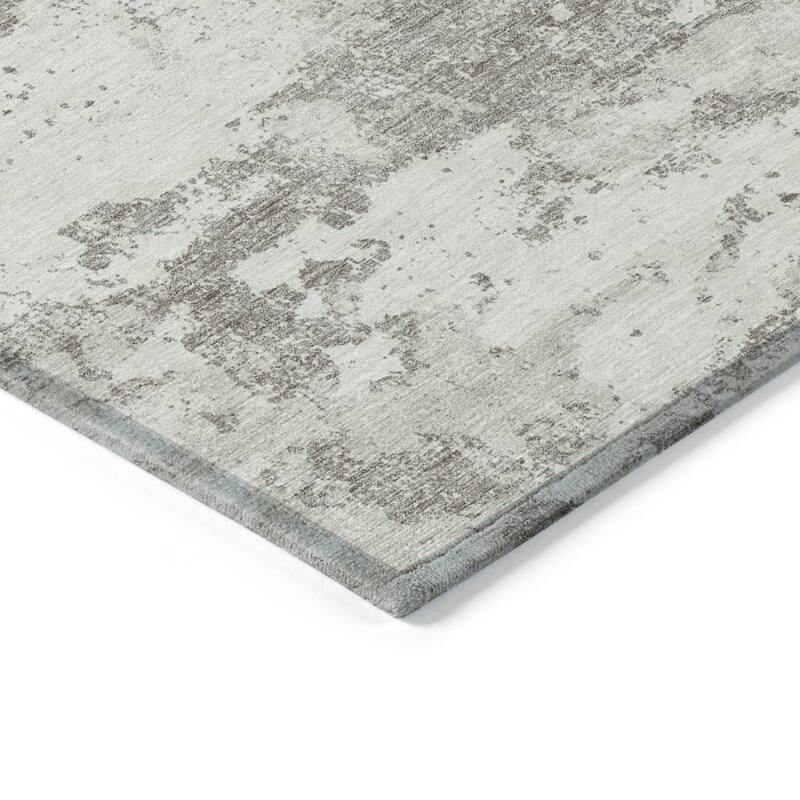 HomeRoots Floral Transitional Rectangle Outdoor Rug